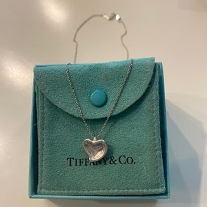 Tiffany & Co. Carved Heart Necklace